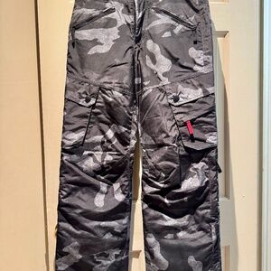 NWT-Bogner Fire+Ice Men's Classic Insulated Ski Pant-32"/M-Black/Grey Camo Print